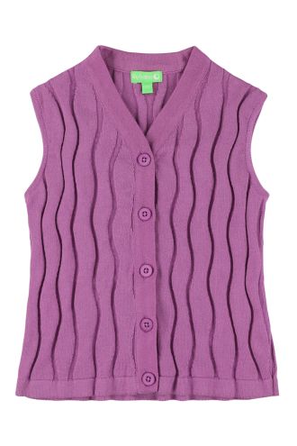 Knitted Top Ella Mulberry Purple