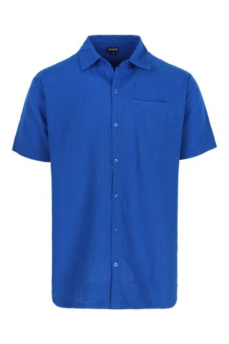 Hemd Flor Snorkelblauw