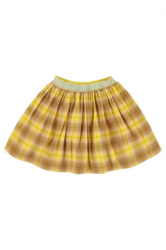 Adele Skirt Yellow Check