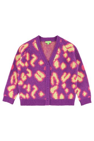Bibi Cardigan Jaguar Purple