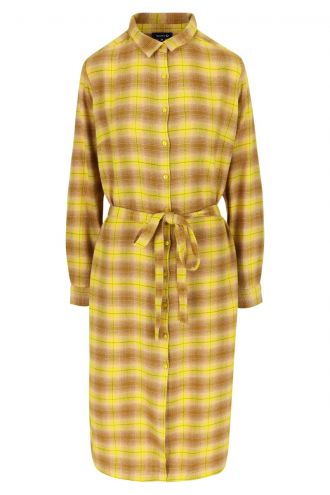 Lyna Jurk Yellow Check