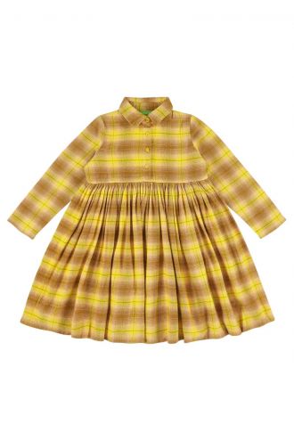 Mia Dress Yellow Check