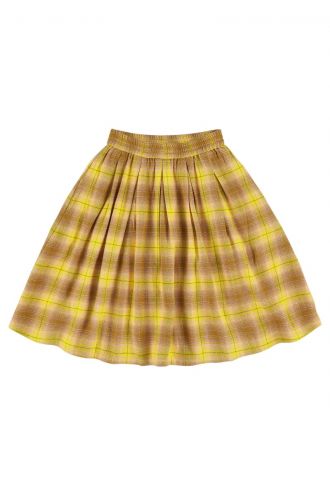 Soho Skirt Yellow Check