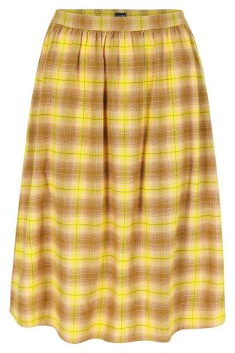 Uma Skirt Yellow Check
