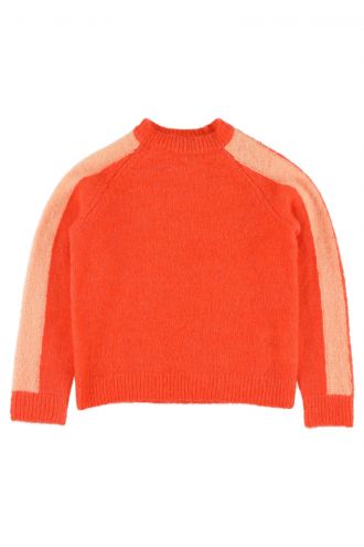 Antonina Jumper for Kids Manadarin Red