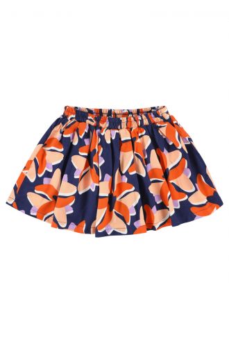 Millie Mini Skirt Big Flower