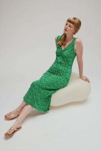 Angelina Dress Blissful Bloom Green
