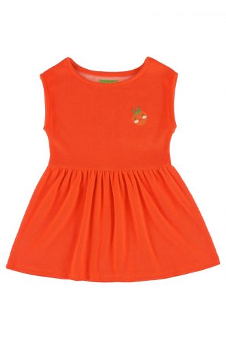 Dot Dress Orange