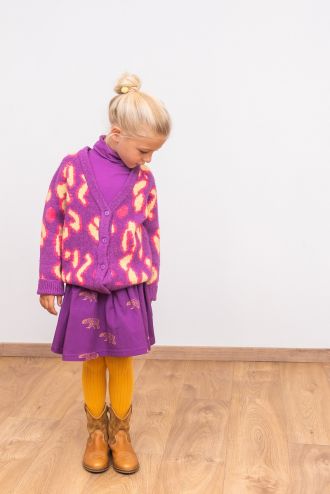Emiel T-shirt met rolkraag Hyacinth Violet