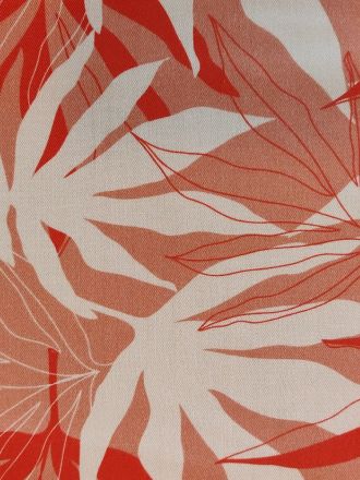 Fabric Printed Ecovero Palm Leaves