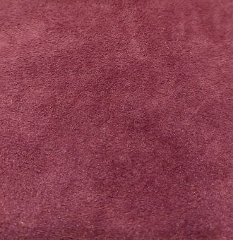 Fabric (Rib) Velours Grape Wine