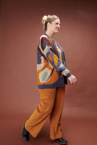 Broek Bente Spicy oker
