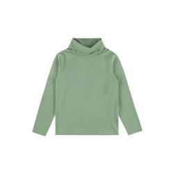 T-shirt Rolkraag Emiel Saliegroen