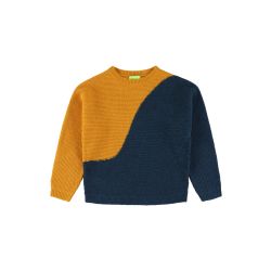 Selly Colourblock jumper Inca Gold