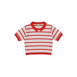 Aya Top Red Stripes