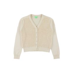 Nette Cardigan for Girls Sand Beige