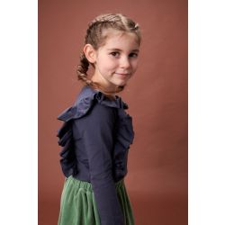 T-shirt Lange Mouwen Charlotte Grijsblauw