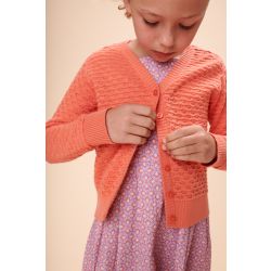 Cardigan Nette Koraalrood