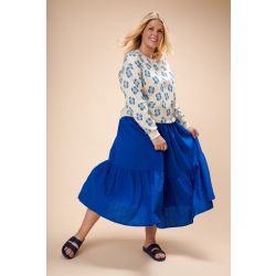 Rok Benedicta Snorkelblauw