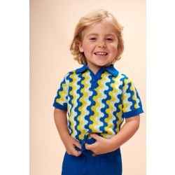 Polo Gilles Blue Waves