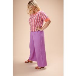 Trousers Linda Mulberry Purple