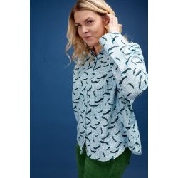 Odette Shirt Peacock