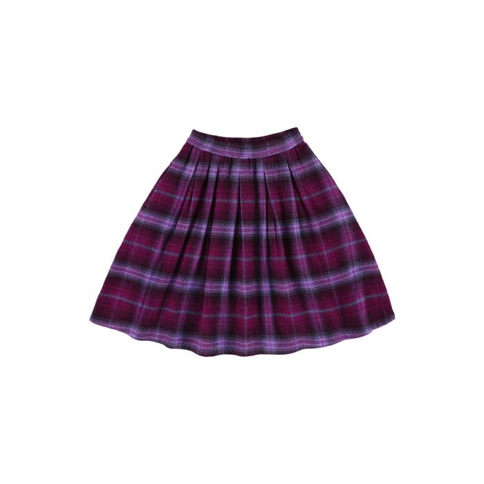 Dark purple plaid skirt online