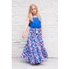 Benedicte Maxi Skirt for Girls Flower Power