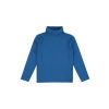 Emiel T-shirt met rolkraag Mykonos Blue