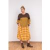 Uma Skirt Yellow Check