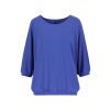 Simona T-shirt 3/4 sleeve Dazzling Blue