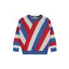 Colourblock Jumper Stan Snorkel Blue