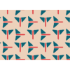 Fabric Printed Towel Terry Whale Tail