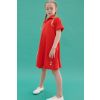 Frida Polo dress Poppy Red